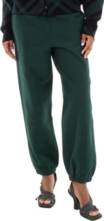 Burberry Logo Patch Sweatpants, Size Large