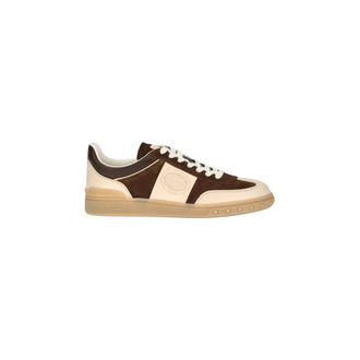 Valentino Upvillage Low Top Sneaker - Heren - Schoenen - Bruin - Maat: 39 EU Leer