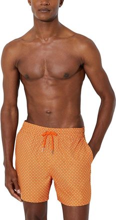 Reiss Orient Drawstring Geo Print Swim Trunk