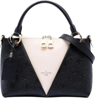 Louis Vuitton Pre-owned V Tote BB - Dames - Vintage Handtas - Veelkleurig - ONE Size - Leer - Vintage