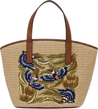 Farm Rio Gevlochten Tote Bag - Dames - Shoppers - Beige - ONE Size - Tassen