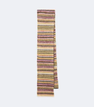 Isabel Marant Mouna striped mohair and wool-blend scarf
