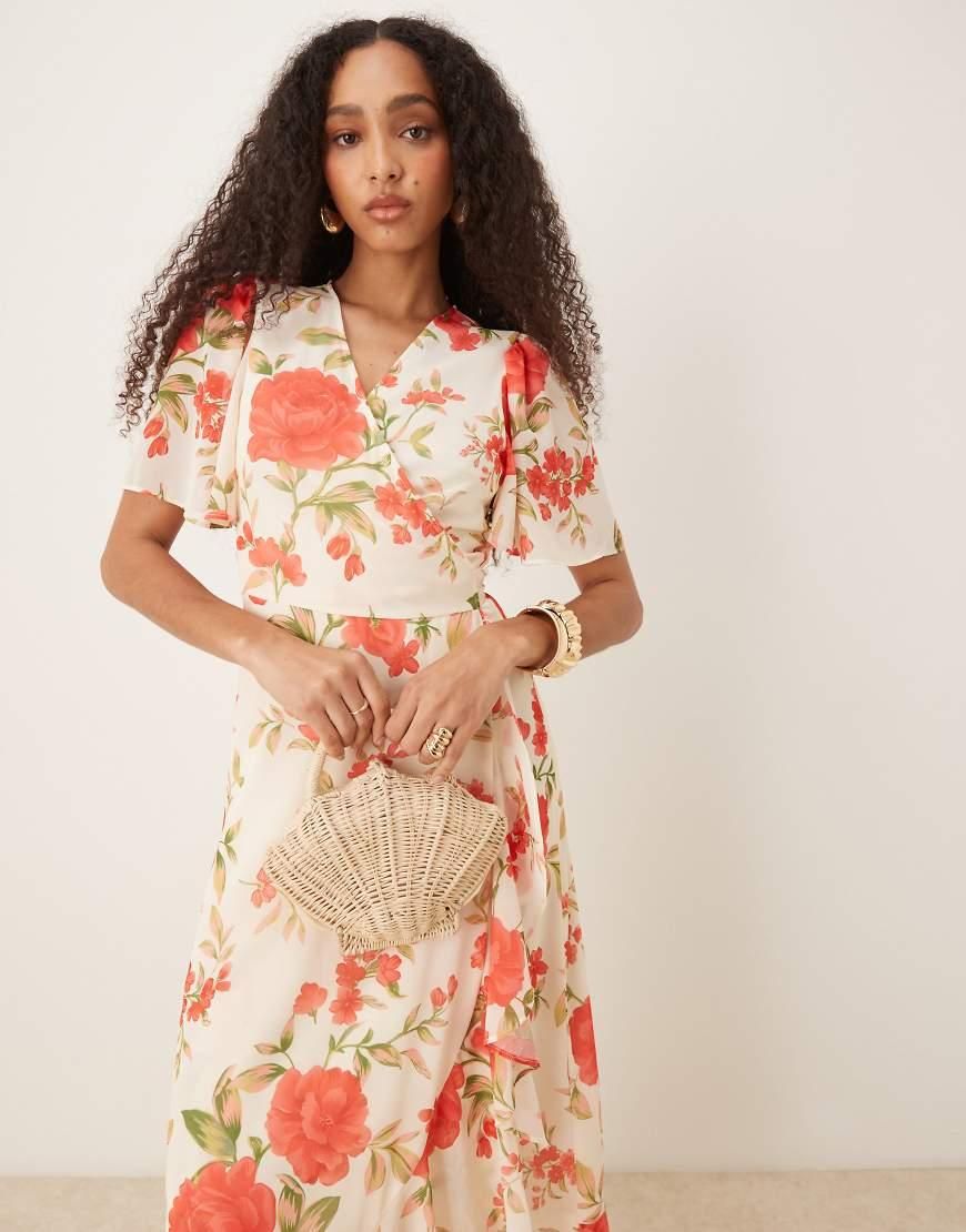Women's Chiffon Wrap Dresses