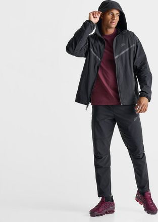 Nike Mens Tech Windrunner Woven Tracksuit Set in Black Nylon - Size Large