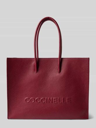 Coccinelle Hand Bag mit Logo-Prägung Modell Myrtha in Bordeaux, Größe 1