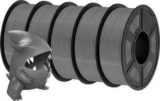 OEM Filamento Para Impresora 3d, Alta Resistencia, F&aacute;cil Impresi&oacute;n, Pla Gris Metalizado
