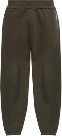 Jil Sander Trainingsbroeken met opgedrukte logo - Heren - Sweatpants - Groen - XL - Katoen - Broeken
