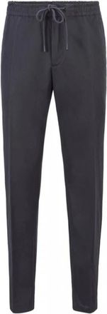 HUGO BOSS Heren, Broeken, Blauw, Maat: XL Leer
