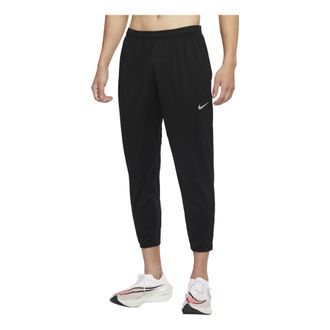 Nike Mens Nike Logo Solid Color Elastic Waistband Drawstring Sports Pants/Trousers/Joggers Autumn Black DD6216-010