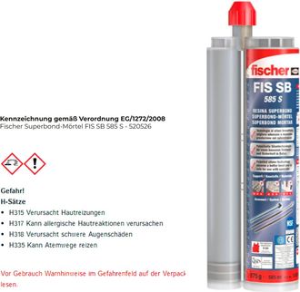 Fischer Superbond-mortero Fis Sb 585 S - 520526