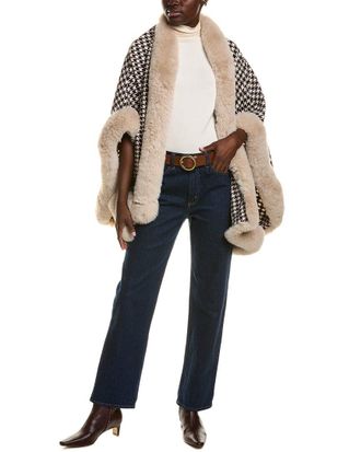 La Fiorentina Houndstooth Ruana