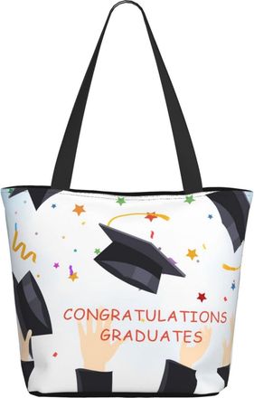 AOOEDM Congrats Grad Graduation Ladies Shopping Bag 13x11x7in.The Perfect ValentineS Day Gift.It Is The Best ValentineS Day Gift For Mom, Daughter, Wife,Etc