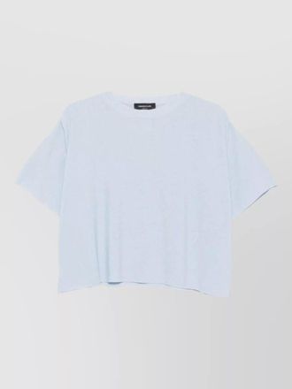 Fabiana Filippi round neck knit top short sleeves