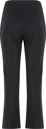 Elisabetta Franchi Womens Trousers Double Crepe Black Polyester Skinny