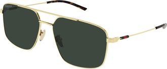 Gucci Green Navigator Mens Sunglasses GG2096SA 002 59