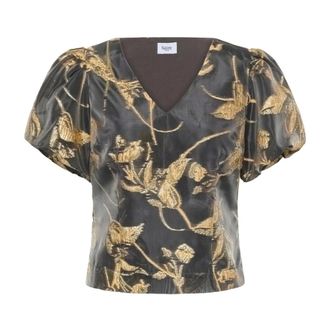 Saint Tropez Blouses & Hemden - Dames - Blouses & Shirts - Grijs - Maat: M
