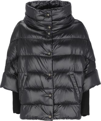 Herno Black Quilted Down Jacket