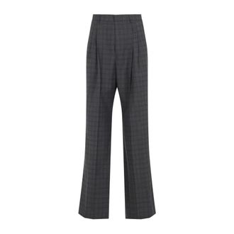 Dries Van Noten Panrom Broek - Heren - Broeken - Grijs - Maat: S Zijde