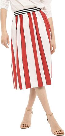 Woolrich Flared Awning Striped Scully Maxi Skirt