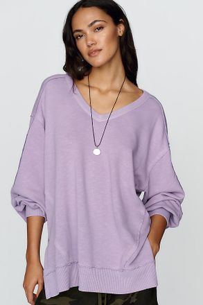 Pilcro Hudson 100% Cotton Oversized Popover Top