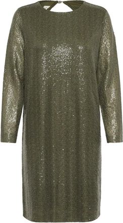 Part Two Kleedjes, Dames, Groen, XS, Pailletten, Sequin Short Dress