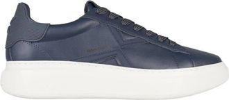 Alexander Smith College - Heren - Sneakers - Blauw - 43 EU - Leer - Schoenen