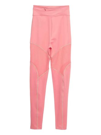 Fendi mesh-panelled leggings - Pink
