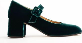 Penelope Chilvers Womens Honey Velvet Shoe In Bottle