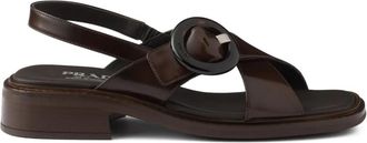 Prada sandalen met gespen