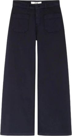 Five Jeans Broeken - Dames - Wijde Broeken - Blauw - W27 - Broeken