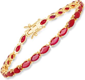 Diana M. Jewels Bkk Ruby Marquise 7x3.50mm - 25Pcs ( Box Lock With Double Safety )