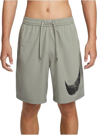 Nike DriI-FIT Big Swoosh 9in Shorts Grey HQ1578-053