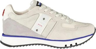 Blauer Leather Sneaker - Heren - Sneakers - Grijs - 45 EU - Leer - Schoenen