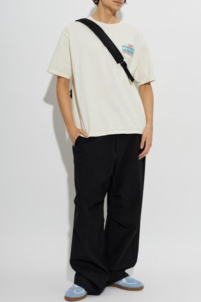 Rhude T-shirt With Print, Mens, Cream