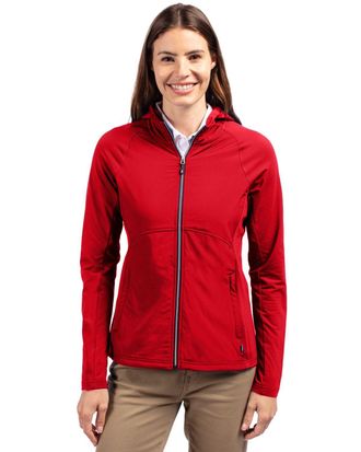 Cutter & Buck Adapt Eco Knit Hybrid Recycled Womens Full Zip Jacket