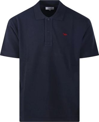 Maison Kitsun&eacute; Heren, Tops, Blauw, Maat: XL Katoen