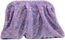 Benedetta Bruzziches Venus La Petite Bag - Dames - Clutches - Paars - ONE Size - Satijn - Tassen