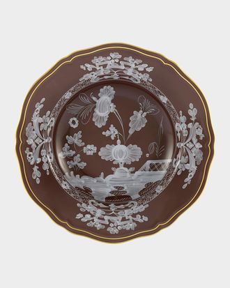 Ginori 1735 Oriente Italiano Soup Plate, Castagna