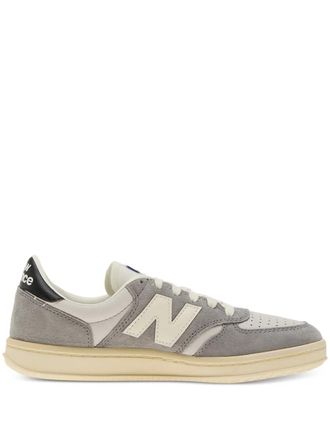 New Balance T500 suede leather sneakers - men - Rubber/Fabric/Calf Leather - 5.5 - Grey