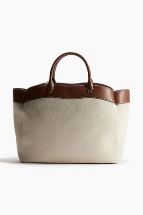 H&M Canvas-Shopper - White