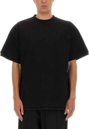 Jil Sander Double Layer Cotton T-Shirt