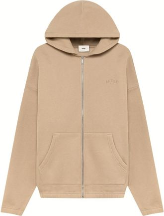 Autry Zip Sweatshirt - Heren - Vesten met rits - Beige - S - Katoen - Hoodies & sweatvesten