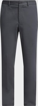 Giorgio Armani Men & apos;s Cotton and Cashmere Slim Flat-Front Trousers
