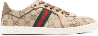 Gucci GG Supreme Web-stripe Sneakers