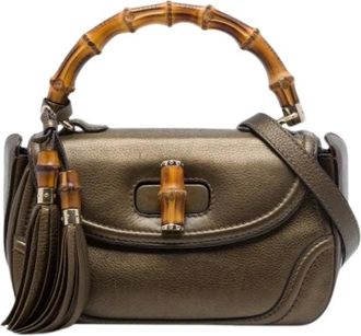 Gucci Pre-owned New Bamboo Satchel - - Pre-owned - Donna - Marrone - ONE SIZE