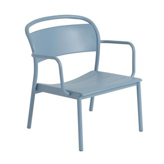 MUUTO Linear Steel Armchair, hellblau NCS 4020-B