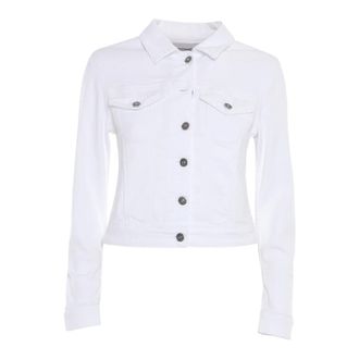Dondup Giubbino - female - Dondup - Denim Jackets - White - M - Jackets