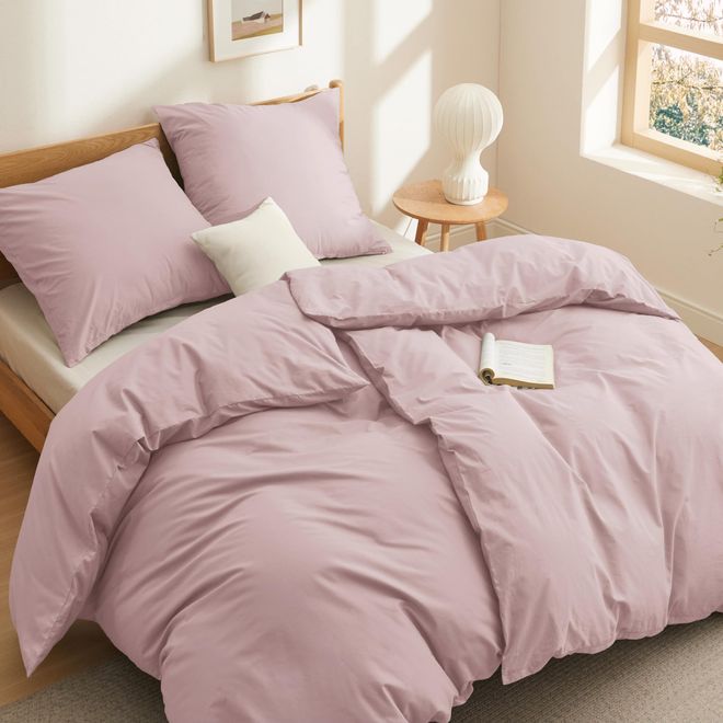 Bedsure Bettwäsche 220x240 Baumwolle Dunkelgrün - Bettwäsche-Sets 240 x 220 cm Bettbezug 3teilig mit 2 Kissenbezüge 80x80 cm, Oeko-TEX Bedding Grün mit Reißve ab 49,99 €