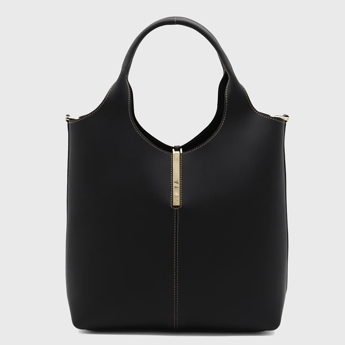 【関税＆送料込み】Tod'S Black Leather Top Handle Bag Tod's Black Leather Top Handle Bag from $1,036.00 - on Stylight