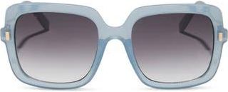 DIFF Eyewear 54mm Square Sunglasses in Crystal Blue at Nordstrom Rack